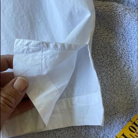 3/$25 MADEWELL White Clean Off the Shoulder Top.Size L - Picture 8 of 14